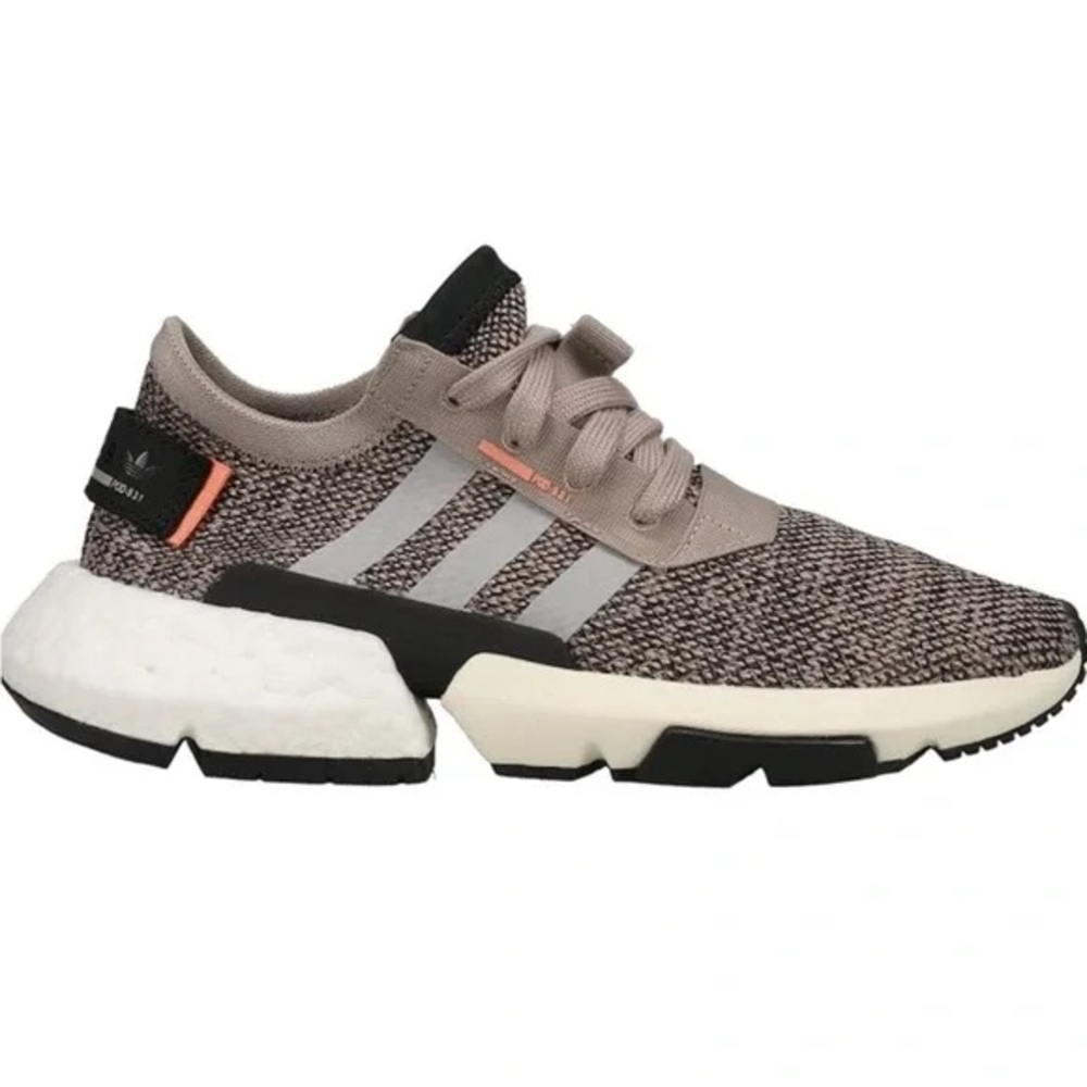 adidas Womens Pod-S3.1 Lace Up Sneakers Shoes Casual - Grey/Beige/black/Cream Sz